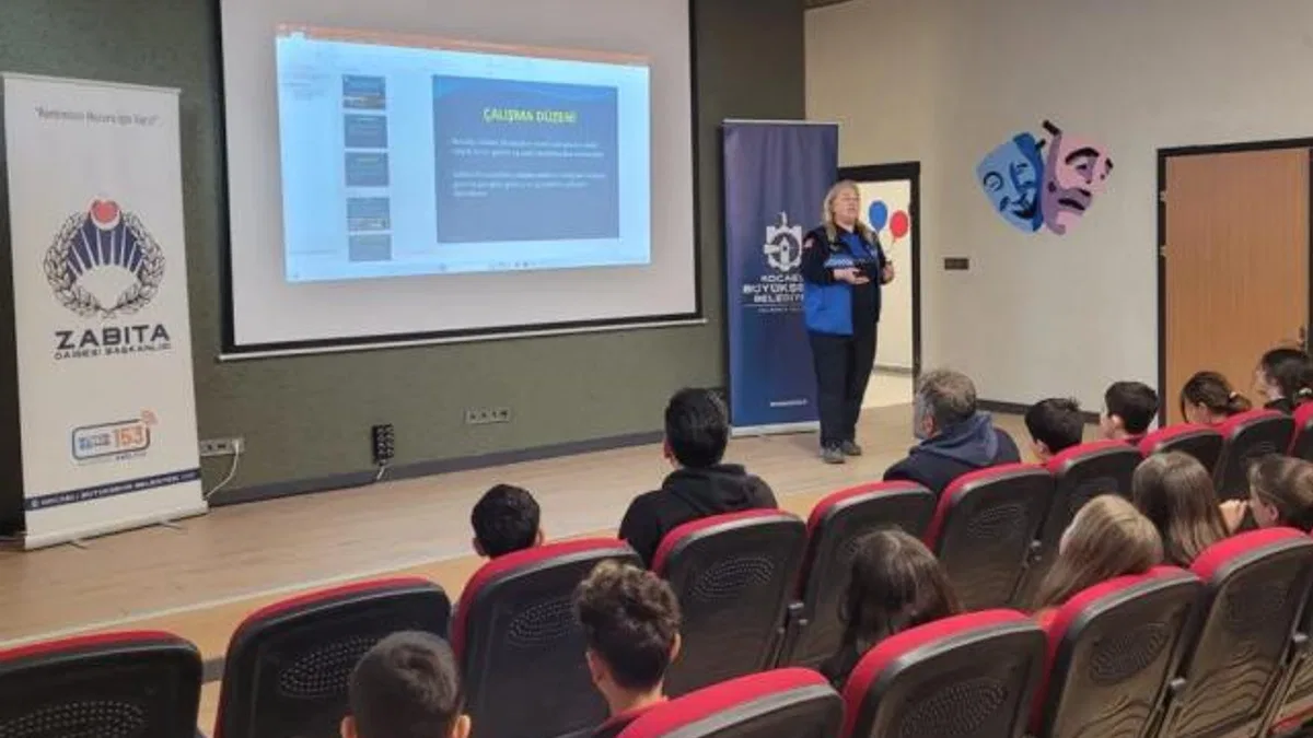 Kocaeli Zabıtası’ndan öğrencilere bilinçli tüketici eğitimi