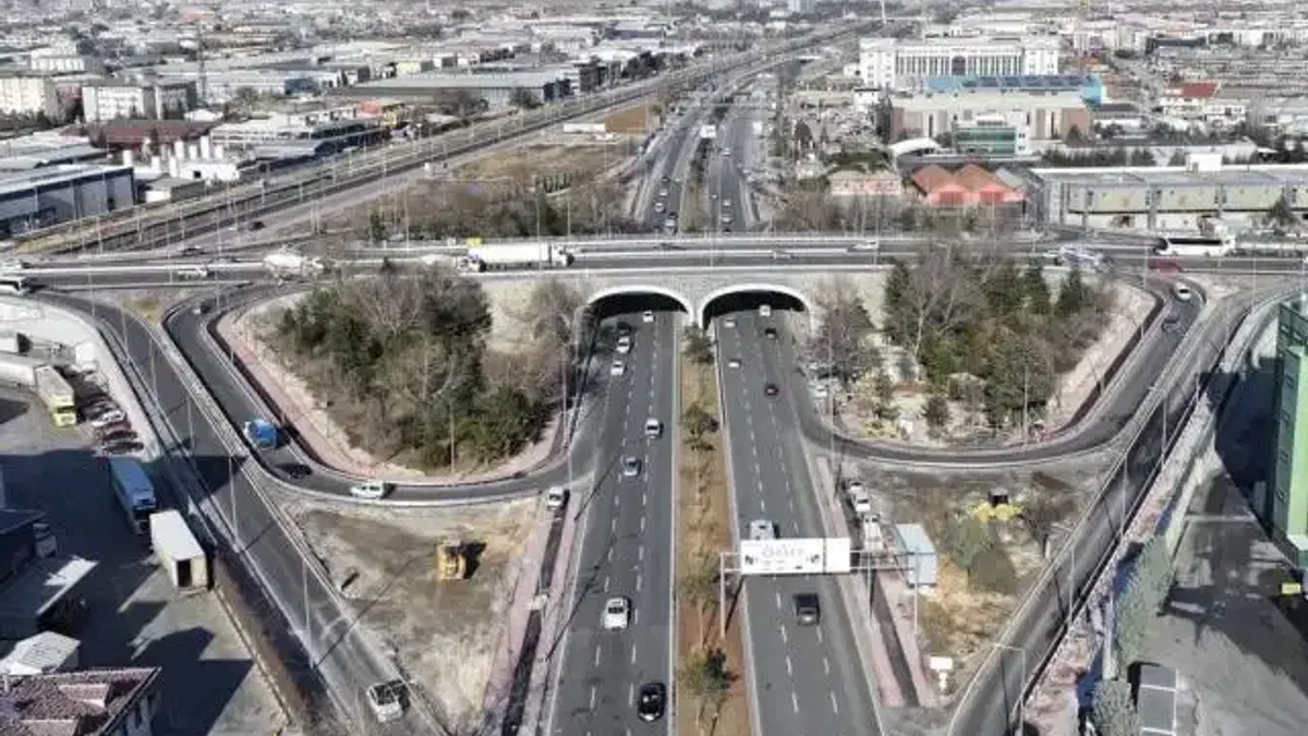 Konya'da Marangozlar Kavşağı faaliyette