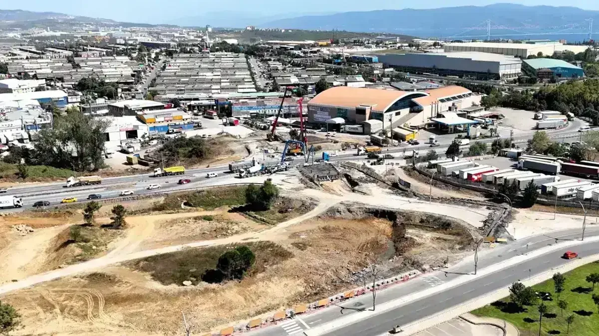 Kocaeli Gebze’deki kavşak projesi trafik yükünü omuzlayacak