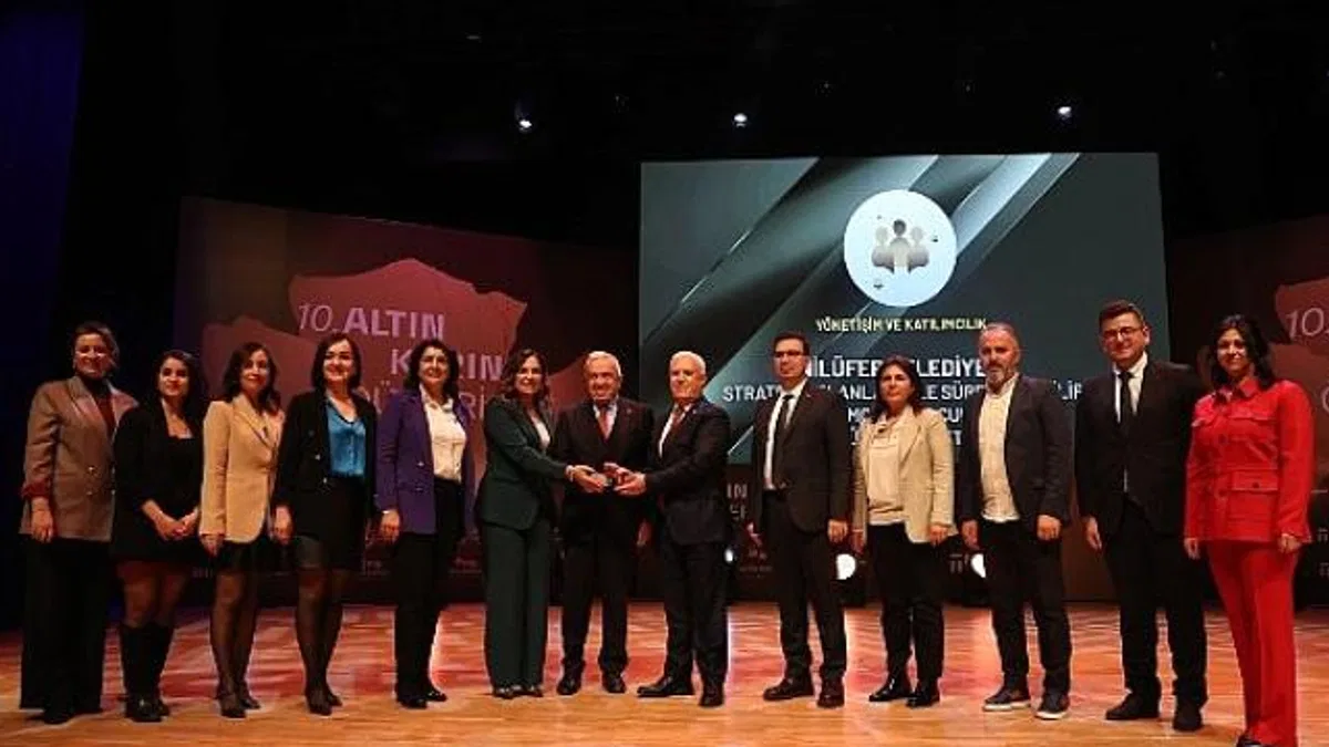 Nilüfer Belediyesi'nin 2 projesine Altın Karınca Ödülü