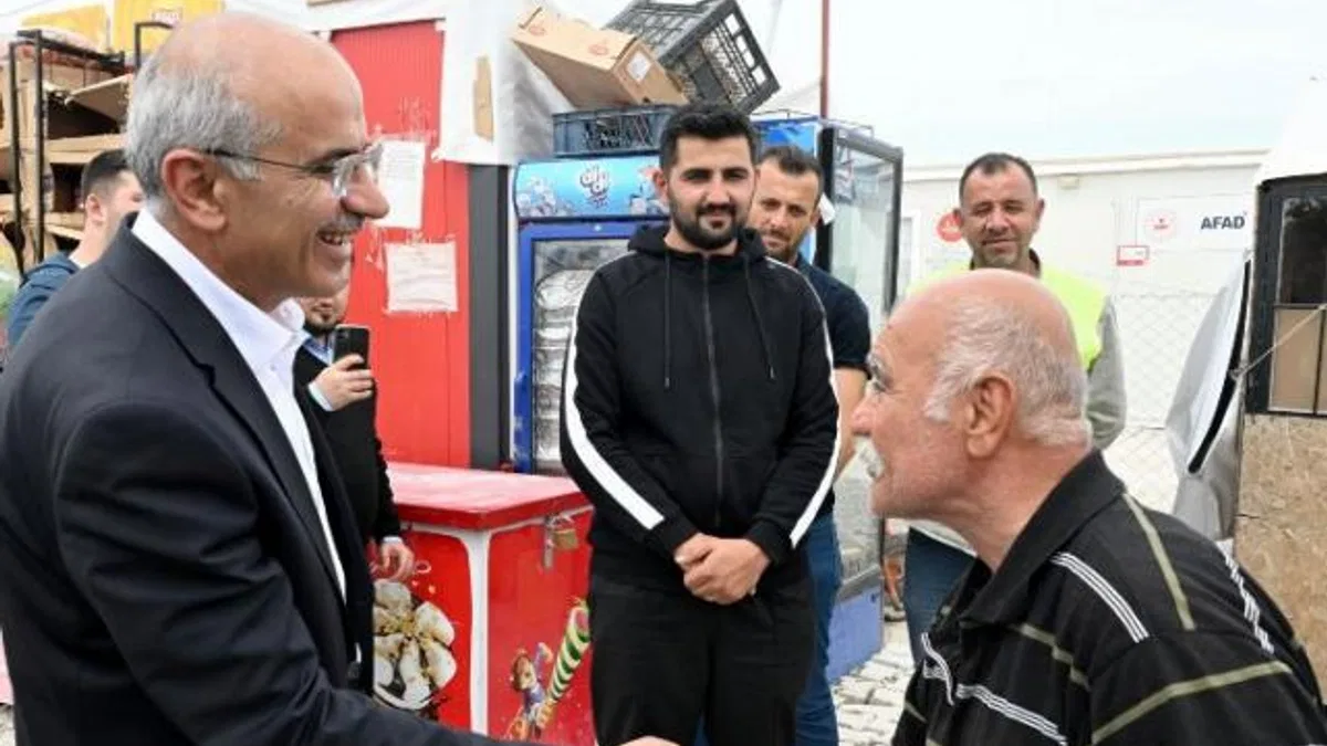 Başkan Er'den İkizce Konteyner Kent'e ziyaret