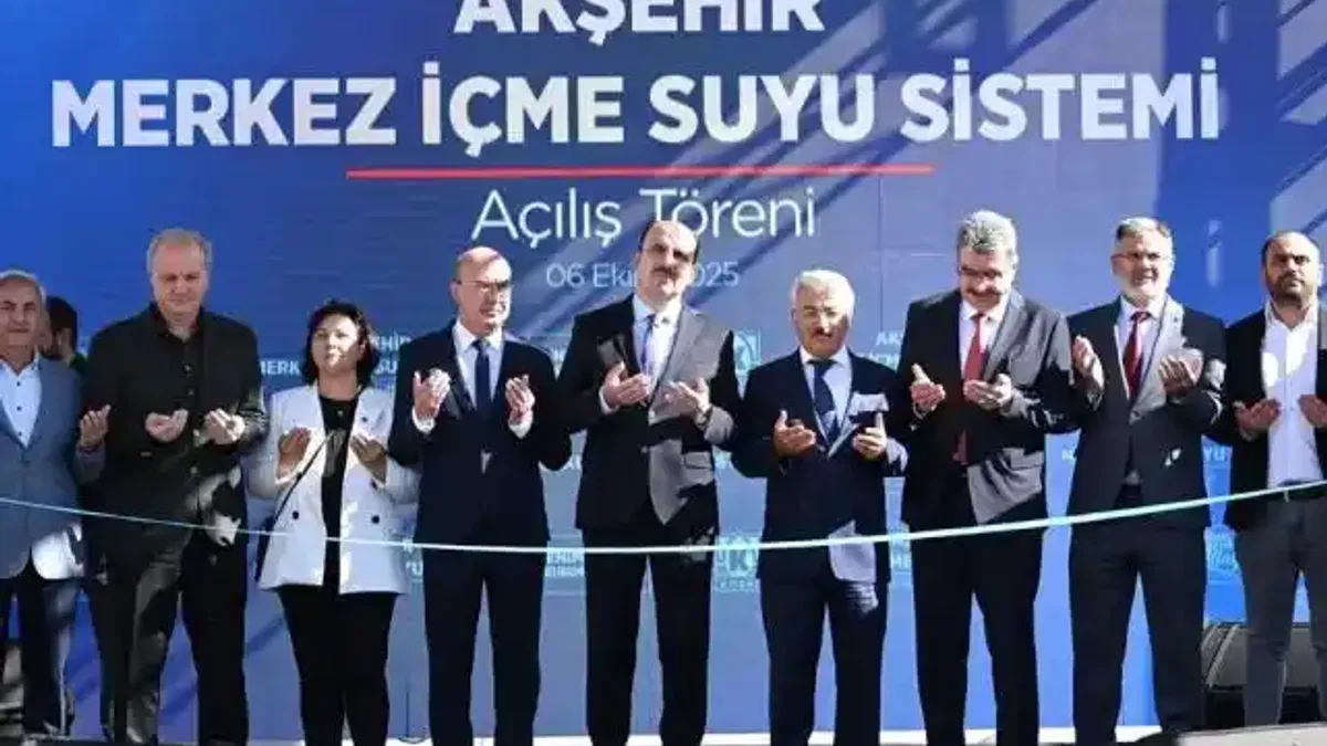 Konya Akşehir'in içme suyu sorununa 223 milyon TL'lik köklü çözüm
