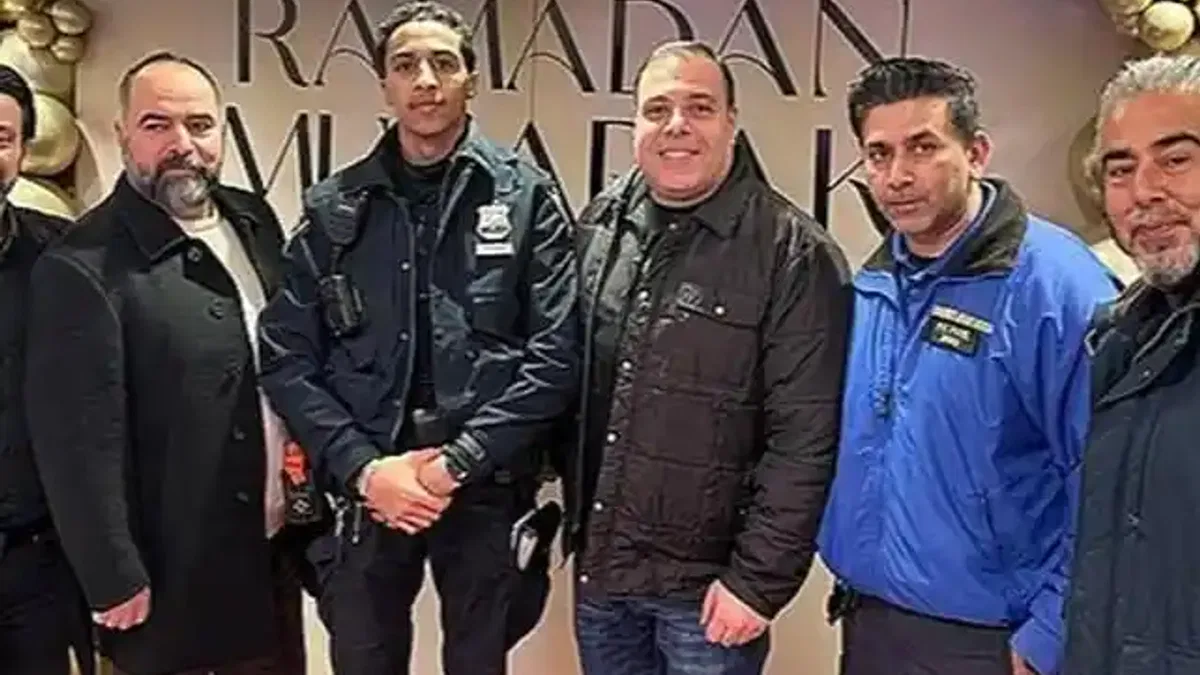 NYPD'den Brooklyn'de iftar yemeği