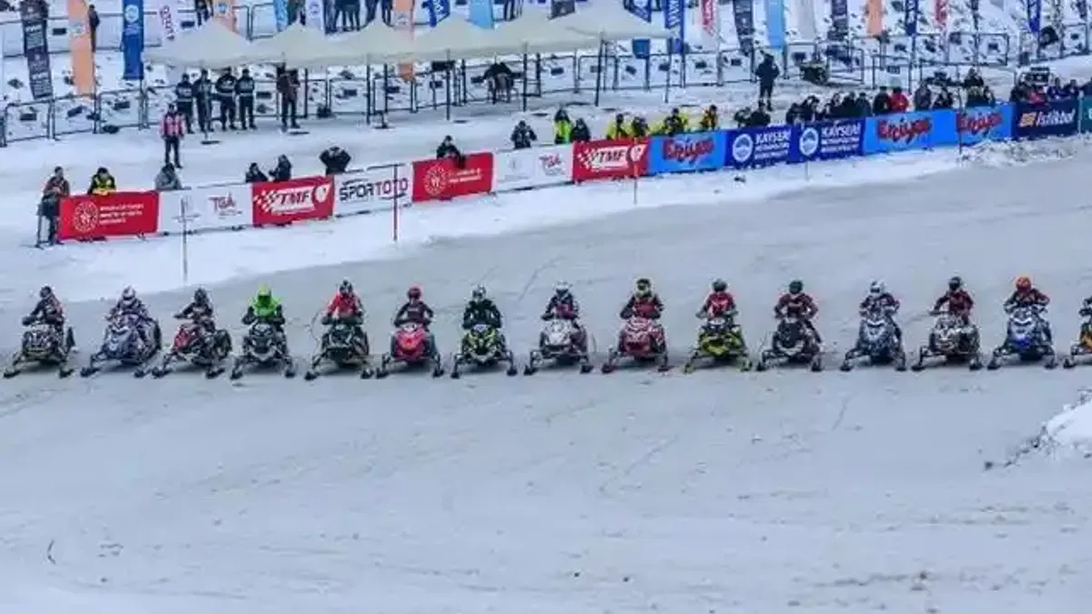 2025 Dünya Kar Motosikleti Şampiyonası Erciyes'te yapılacak