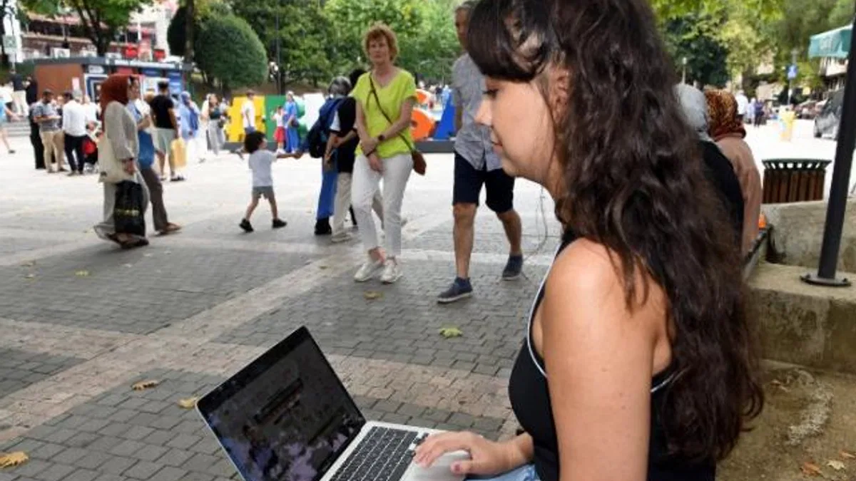 Osmangazi'de ücretsiz internetten 6 ayda 21 bin 211 kişi yararlandı