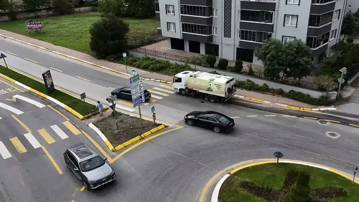 Sakarya'da yağış sonrası temizlik çalışmaları başladı
