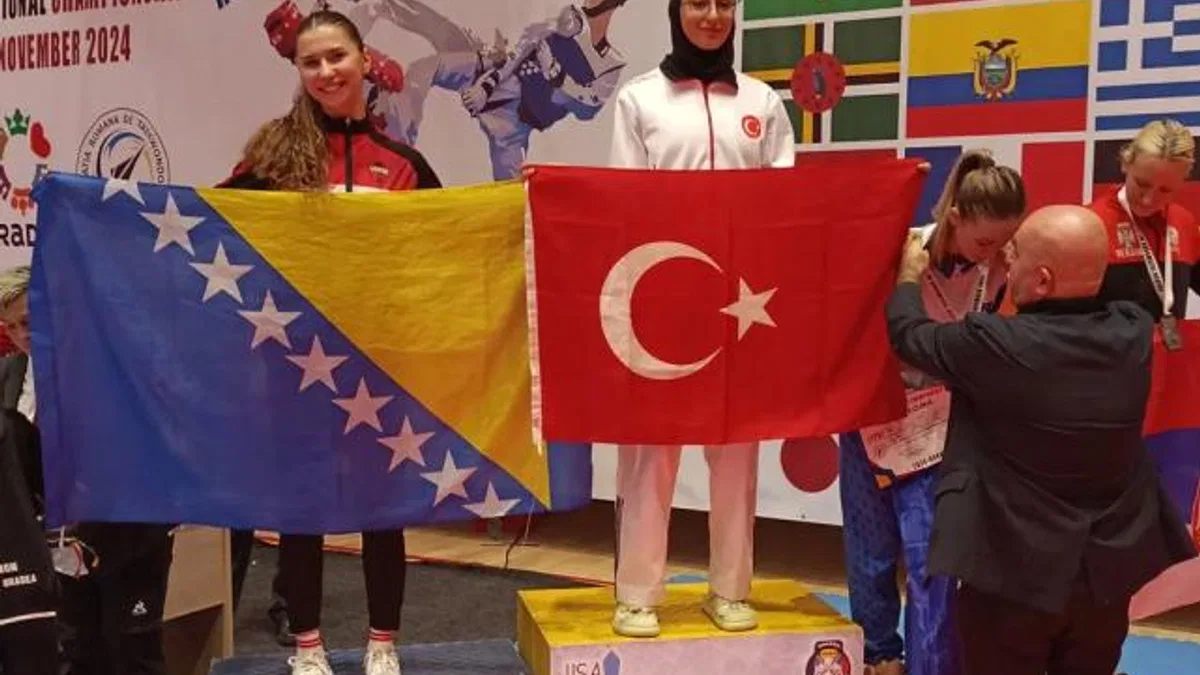 Dokuz Eylül'lü tekvandocu Balkan Şampiyonu oldu