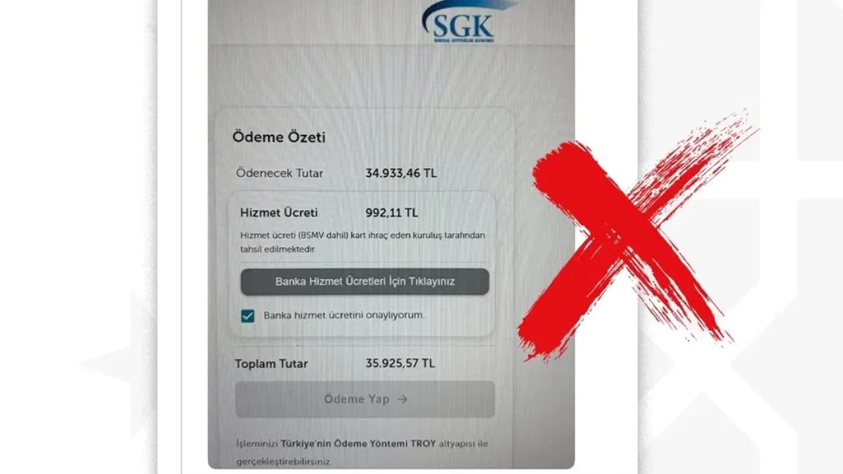 SGK ödemelerinde “banka ücreti alınıyor” iddiası asılsız!