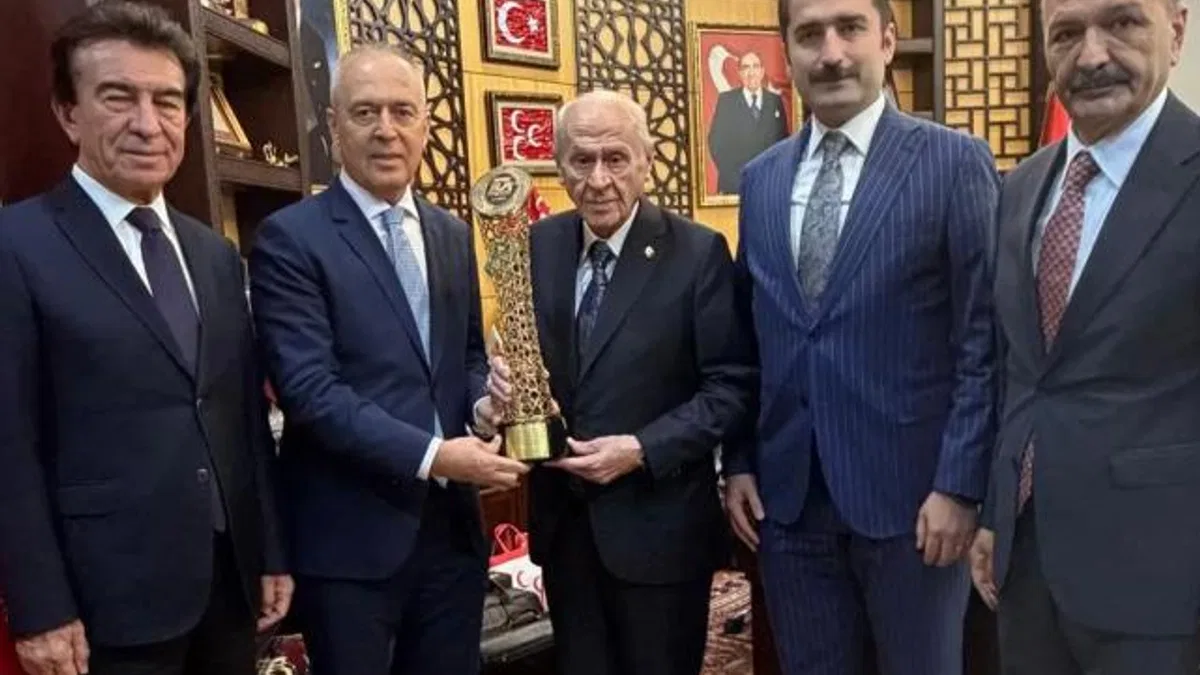 Türkiye Bisiklet Federasyonu’ndan Bahçeli’ye ziyaret