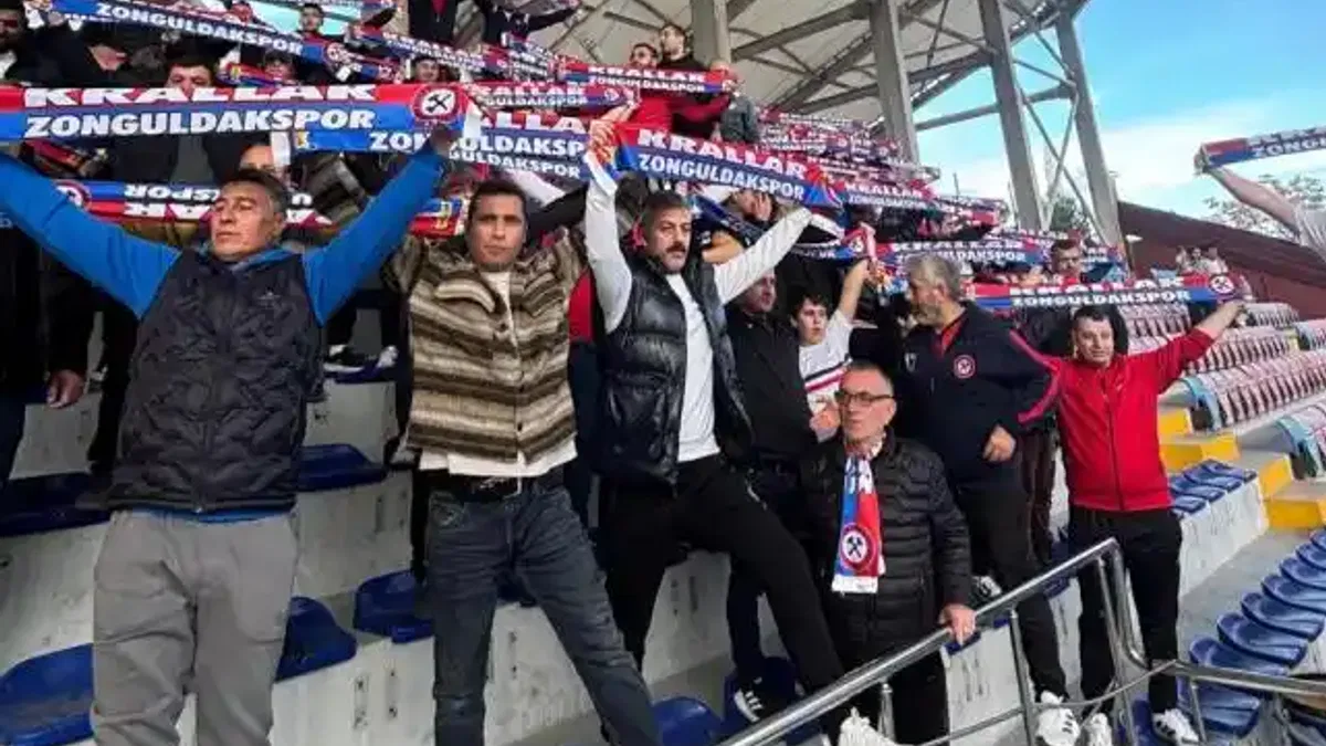 Almanya'dan Zonguldakspor'un taraftar grubu 'Krallar'a anlamlı destek