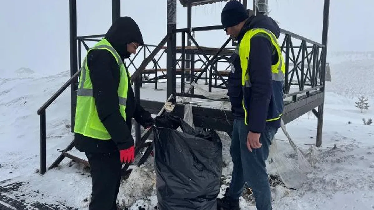 Kayseri Erciyes'in doğası Büyükşehir'le korunuyor