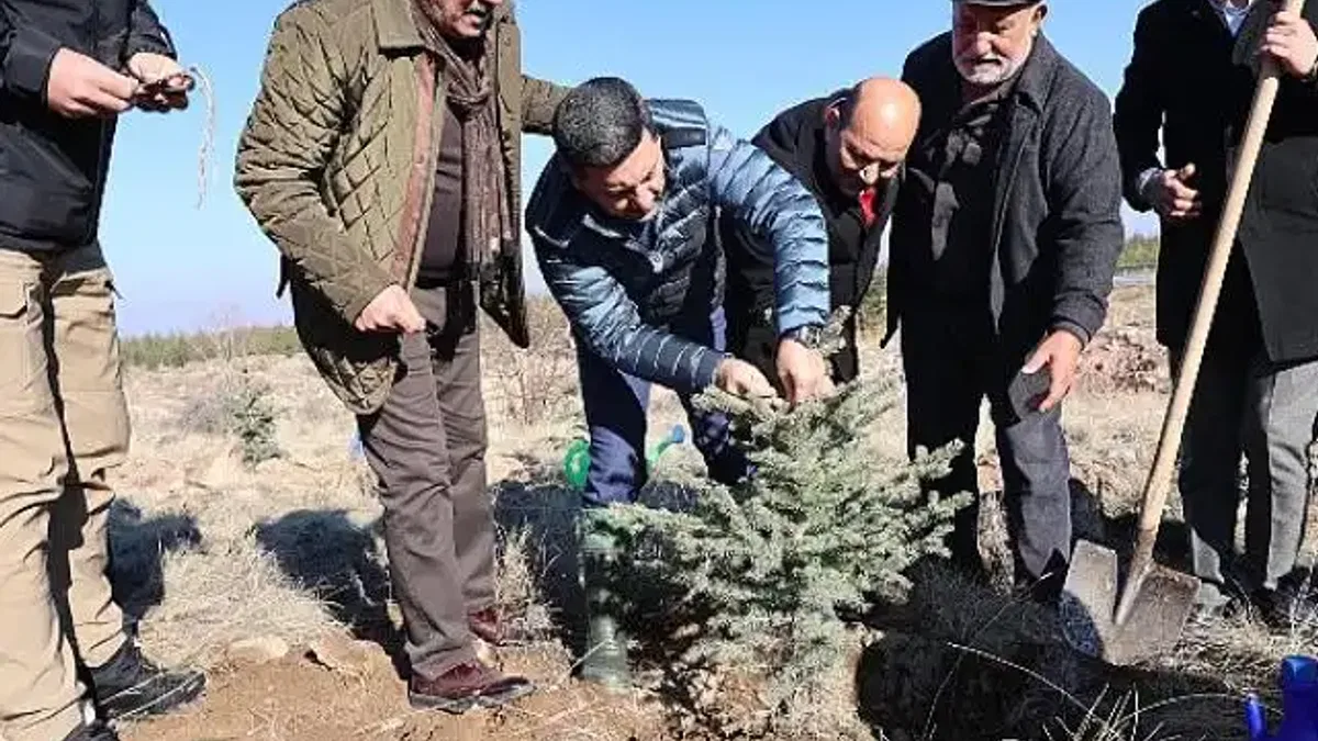 Nevşehir'de Yeni Doğan ve Ölen Kişiler İçin Fidan Dikildi