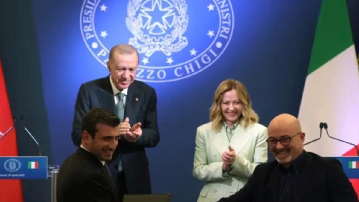 Türkiye ile İtalya arasında 11 anlaşma imzalandı