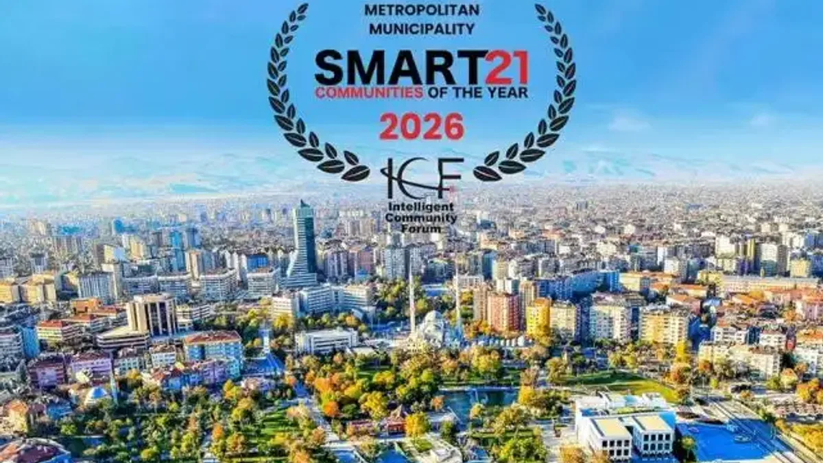 Konya'ya '2026 Smart21 Topluluğu' unvanı