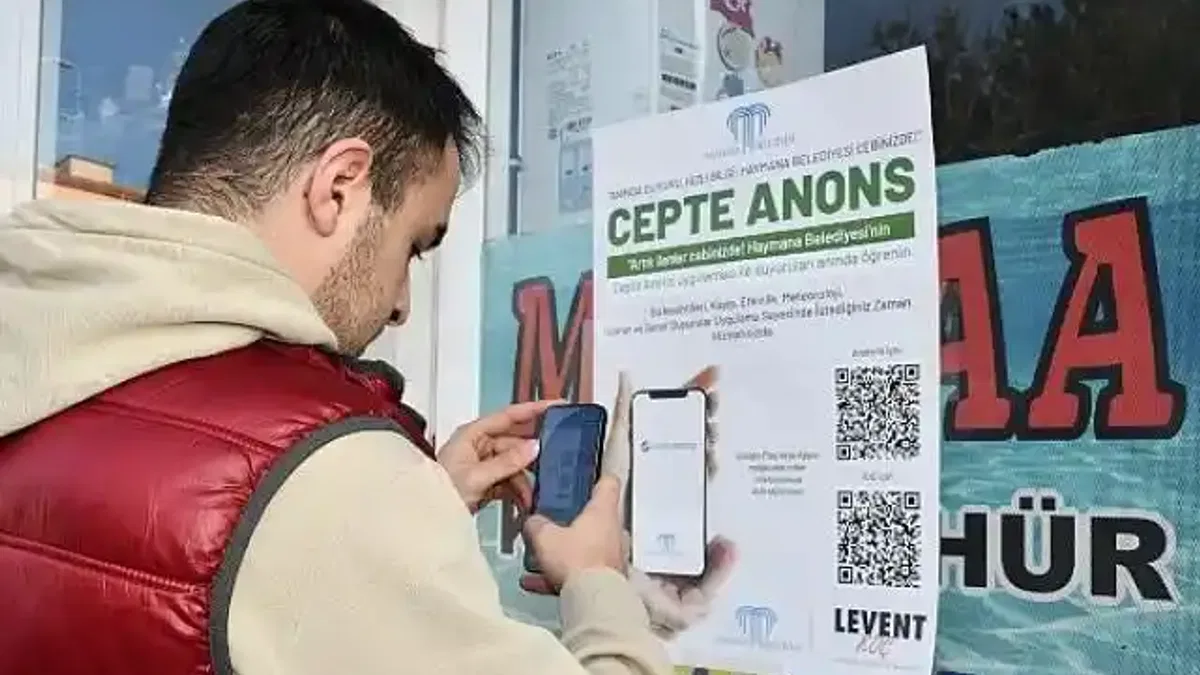 Dijital Dönüşümde Dev Atılım: Haymana Belediyesi 'Cepte Anons' ile İletişimde Yeni bir Döneme Giriyor.