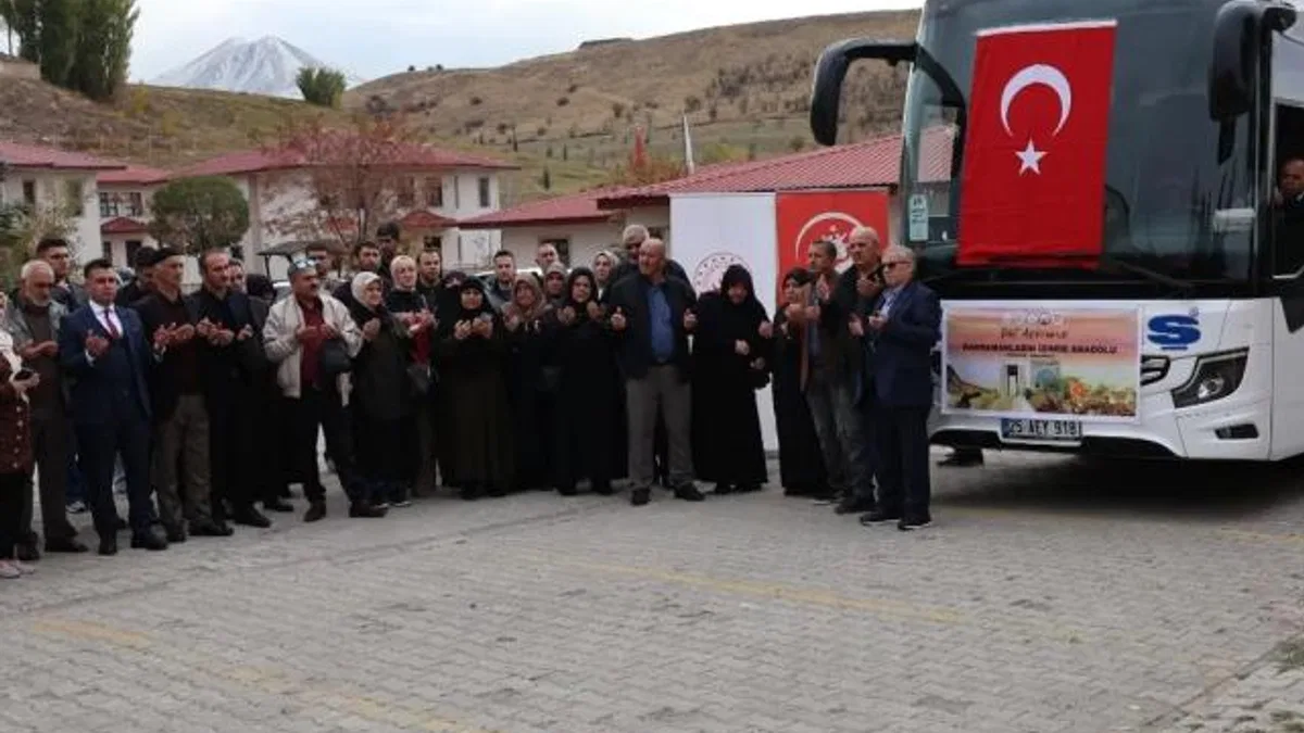 Erzurum'dan 36 şehit yakını aile Çanakkale’ye uğurlandı
