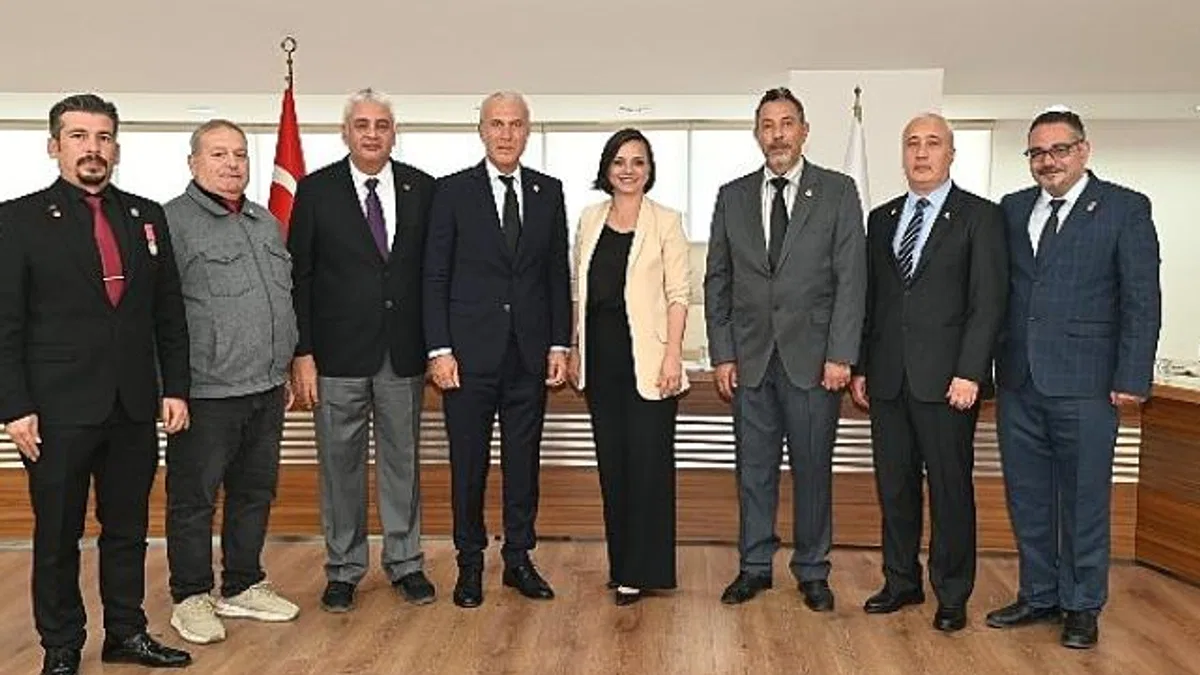 TEMAD tam kadro Başkan Helil Kınay'ı ziyaret etti