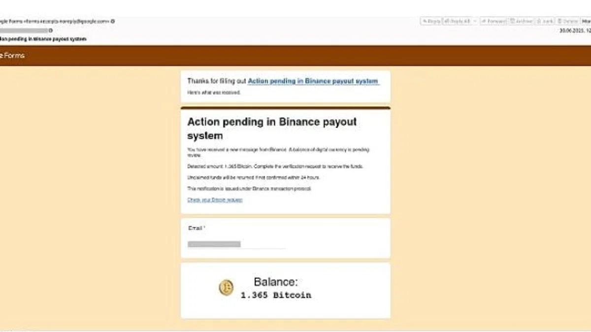 Düşman 'Form'unda: Kripto dolandırıcıları Google Formlar aracılığıyla kullanıcıları hedef alıyor