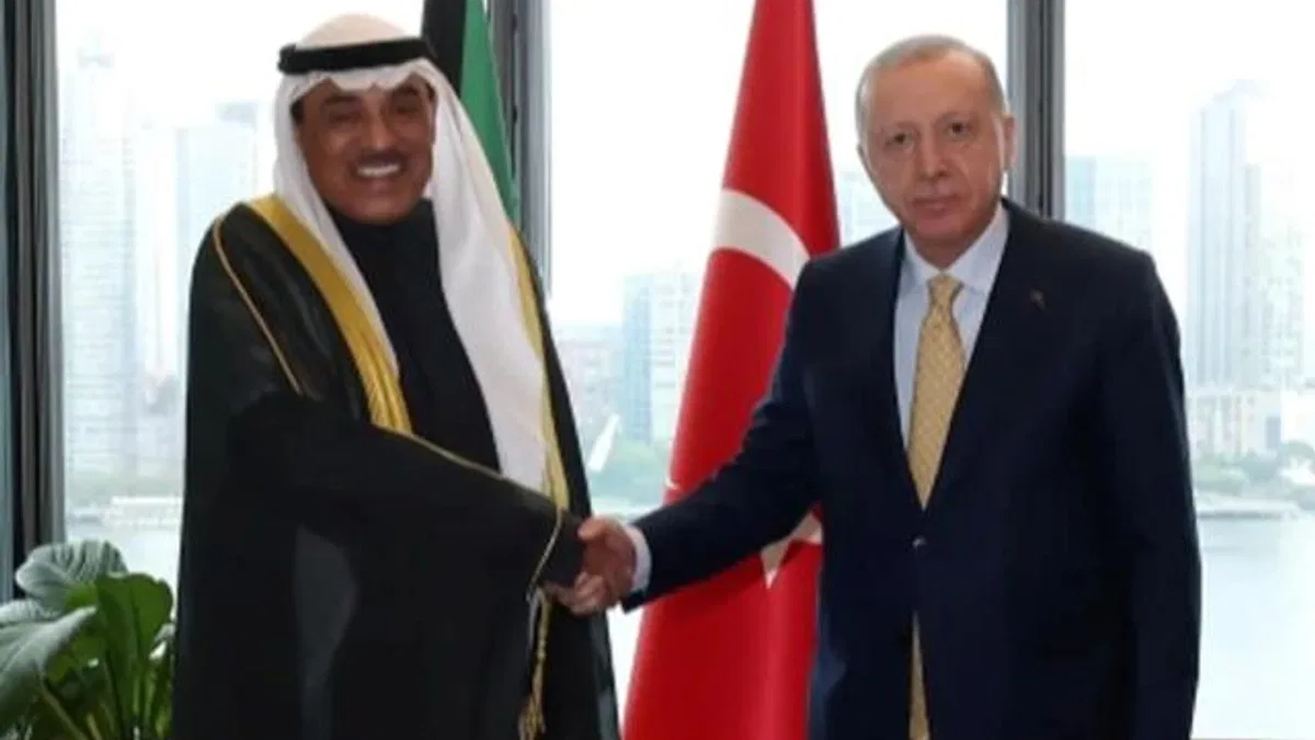 Kuveyt Veliaht Prensi Şeyh es-Sabah ile görüştü