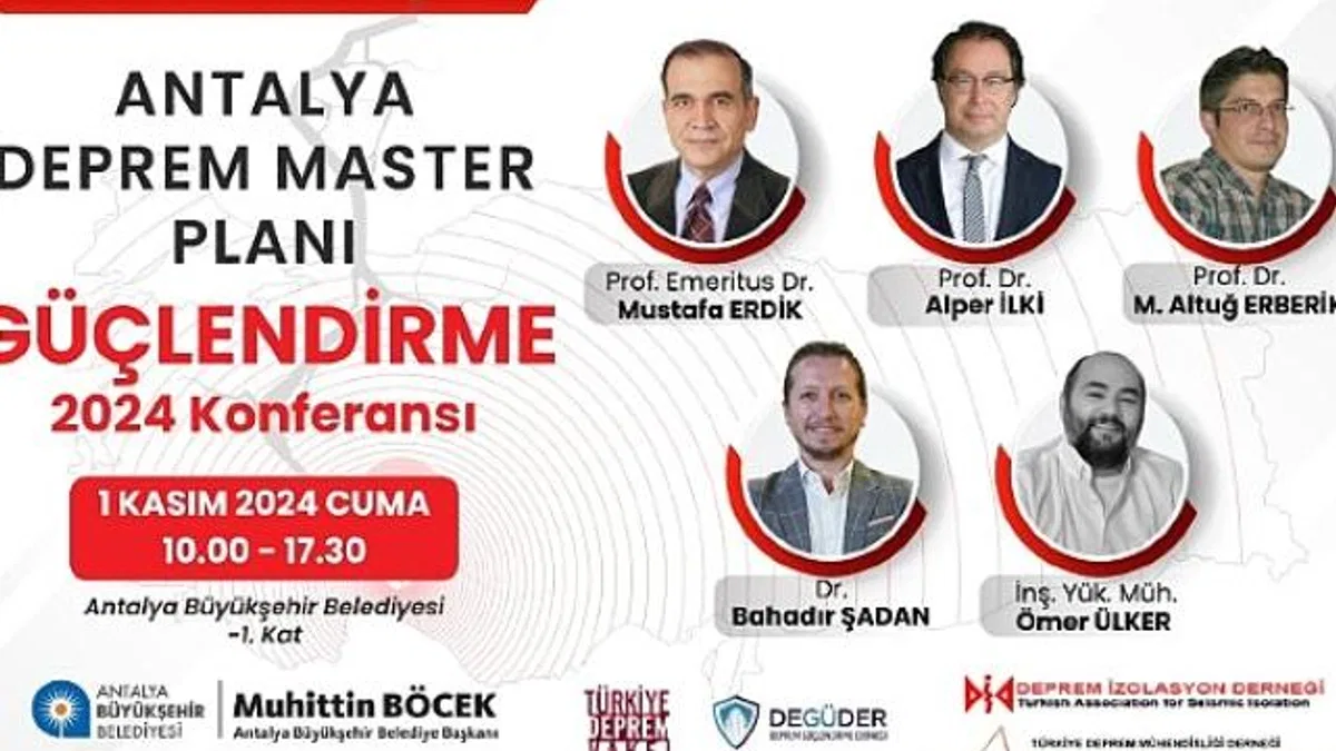 Antalya Büyükşehir Belediyesi'nin Deprem Master Plan çalışmaları sürüyor