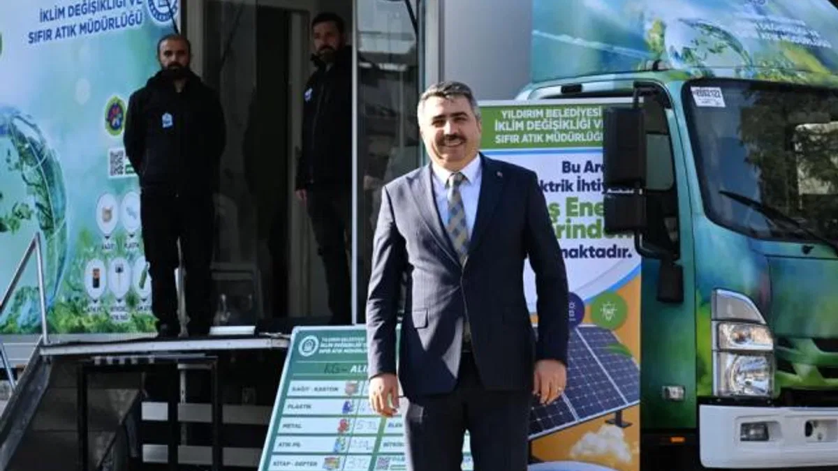 Bursa Yıldırım'da atıklar paraya dönüşüyor