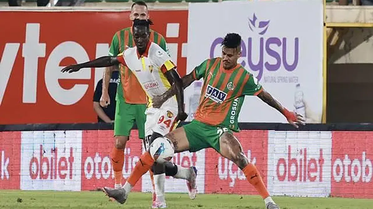 Corendon Alanyaspor 1-1 Göztepe (Maç Sonucu) Alanya'da puanlar paylaşıldı!