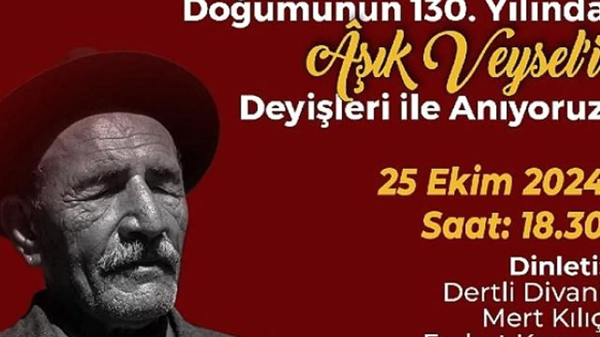 Aşık Veysel 130. Doğum Gününde Çankaya'da Anılacak