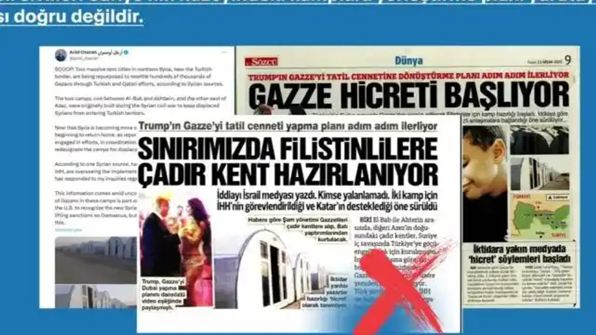 Türkiye ve Katar’ın 'Gazzelileri Suriye’ye yerleştirme planı' iddiası yalanlandı