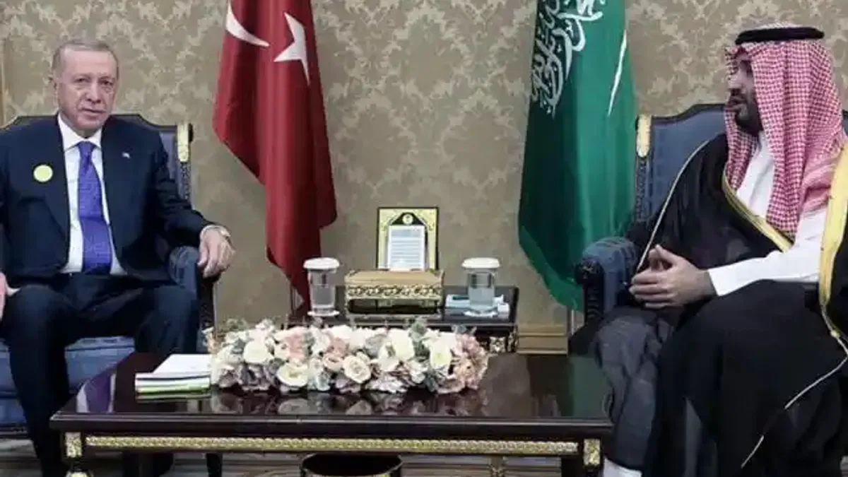 Cumhurbaşkanı Erdoğan, Suudi Arabistan Veliaht Prensi ile görüştü