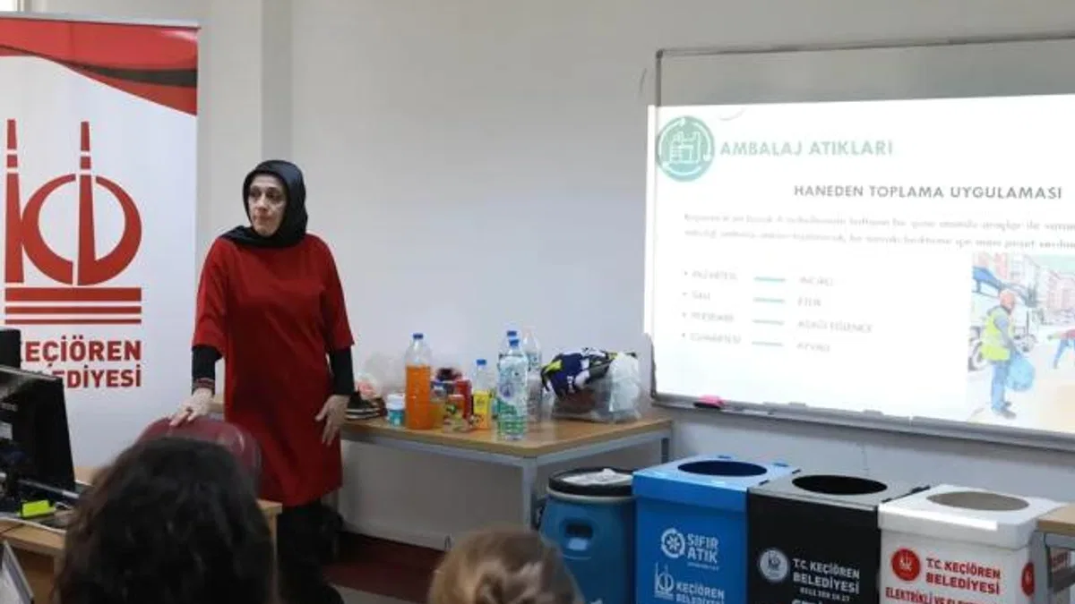 Ankara Keçiören'de 'sıfır atık' bilinci yaygınlaşıyor