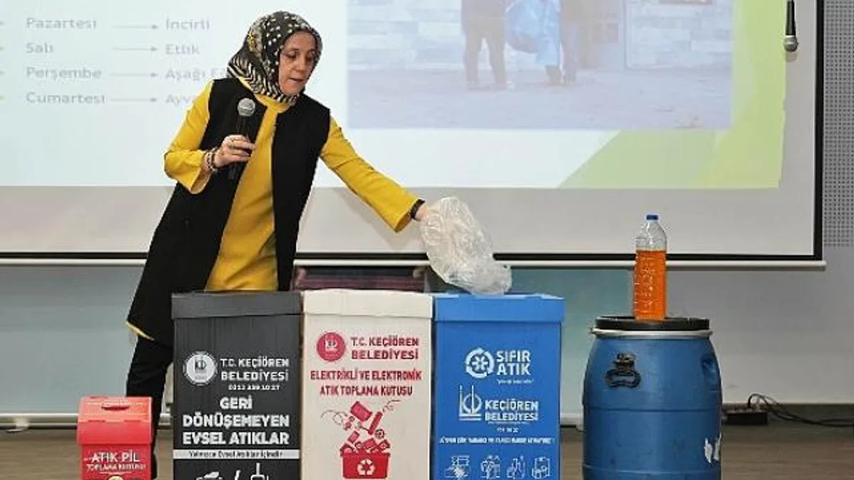 Dersimiz çevre bilinci ve geri dönüşüm