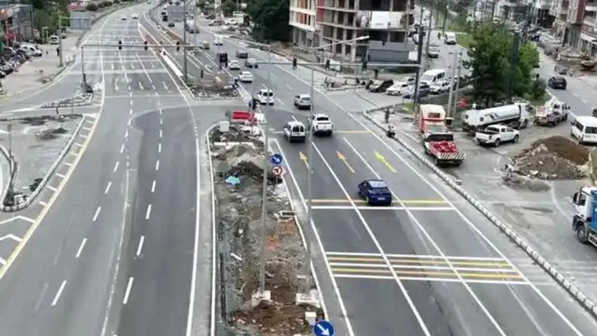Trabzon Yomra’da yeni nesil kavşakla trafik rahatlayacak