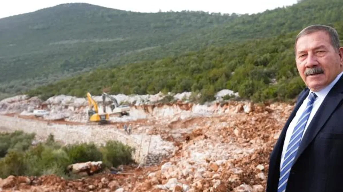 Muğla Milas'ta hastane yolunda çalışmalar hızlandı