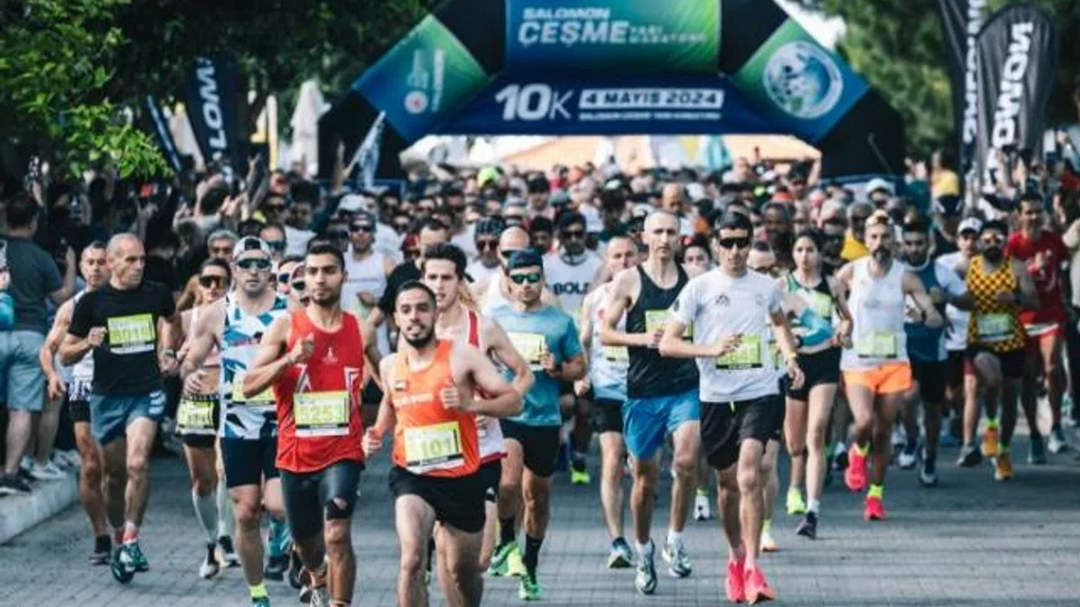Salomon Çeşme Yarı Maratonu koşuldu