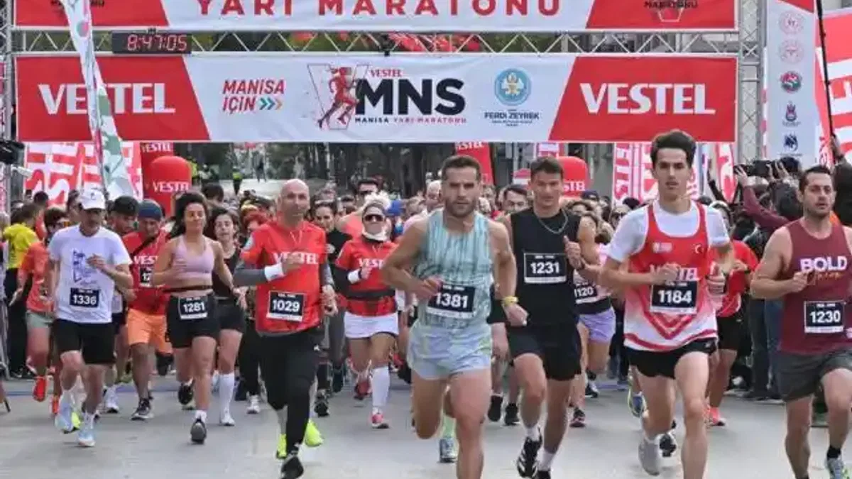 Manisa sokaklarında yarı maraton heyecanı