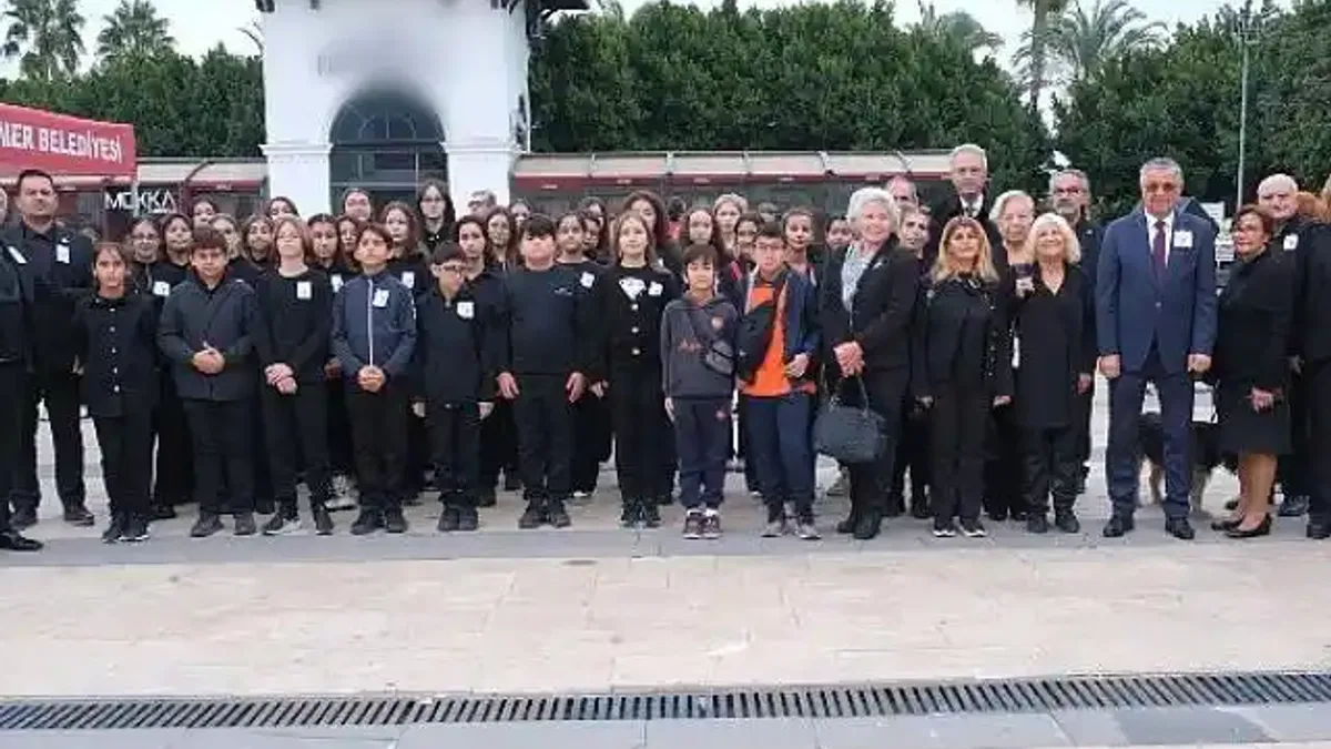 Büyük Önder Mustafa Kemal Atatürk Kemer'de anıldı