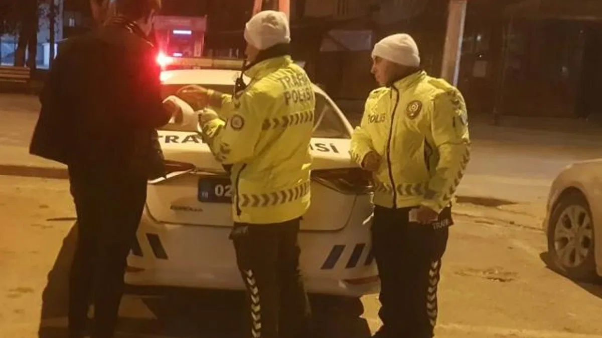 Adıyaman'da alkollü sürücü yakalandı