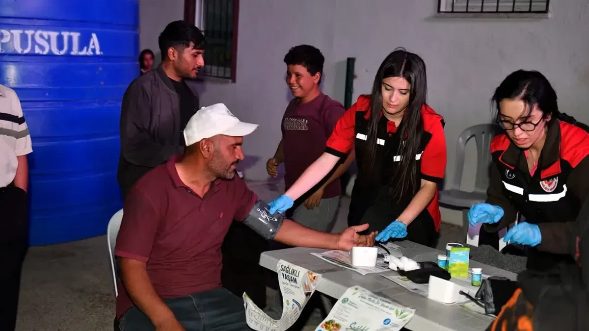Ankara Polatlı’da tarım işçilerine sağlık ve kültür desteği