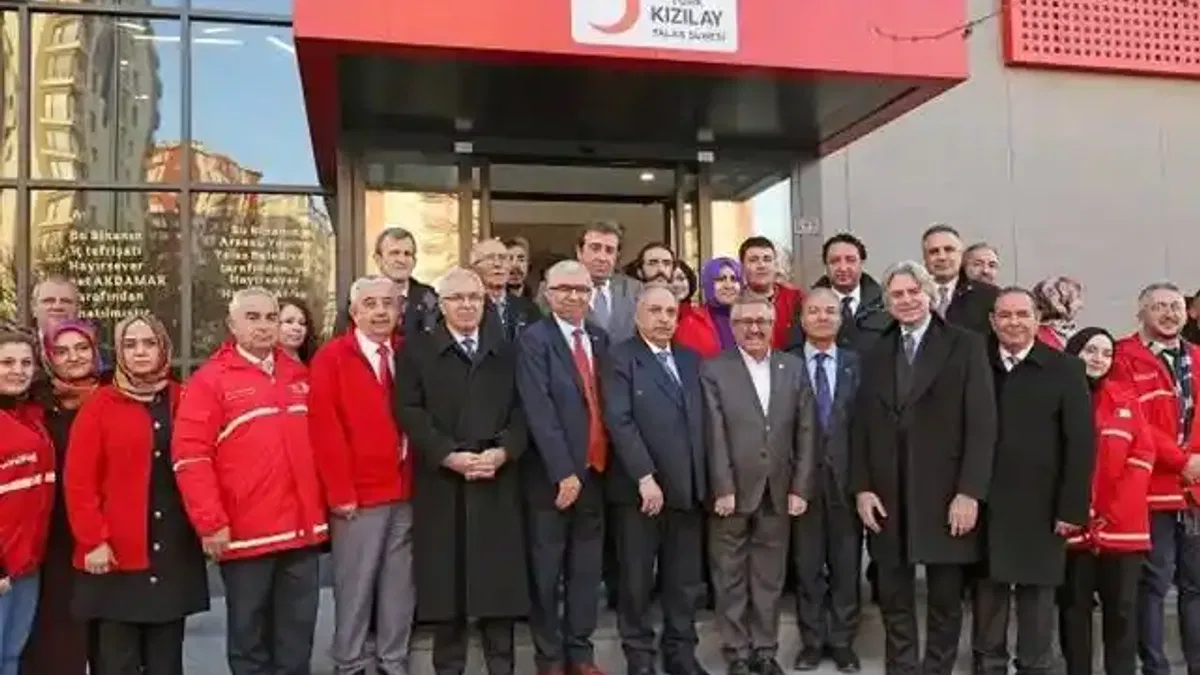 Kayseri Talas'a Kızılay'dan teşekkür