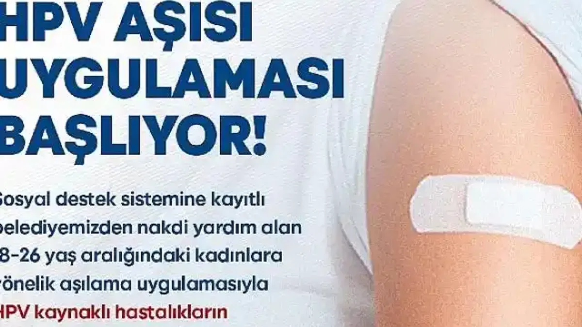 İzmir Büyükşehir'in ücretsiz HPV aşısı için başvurular başladı