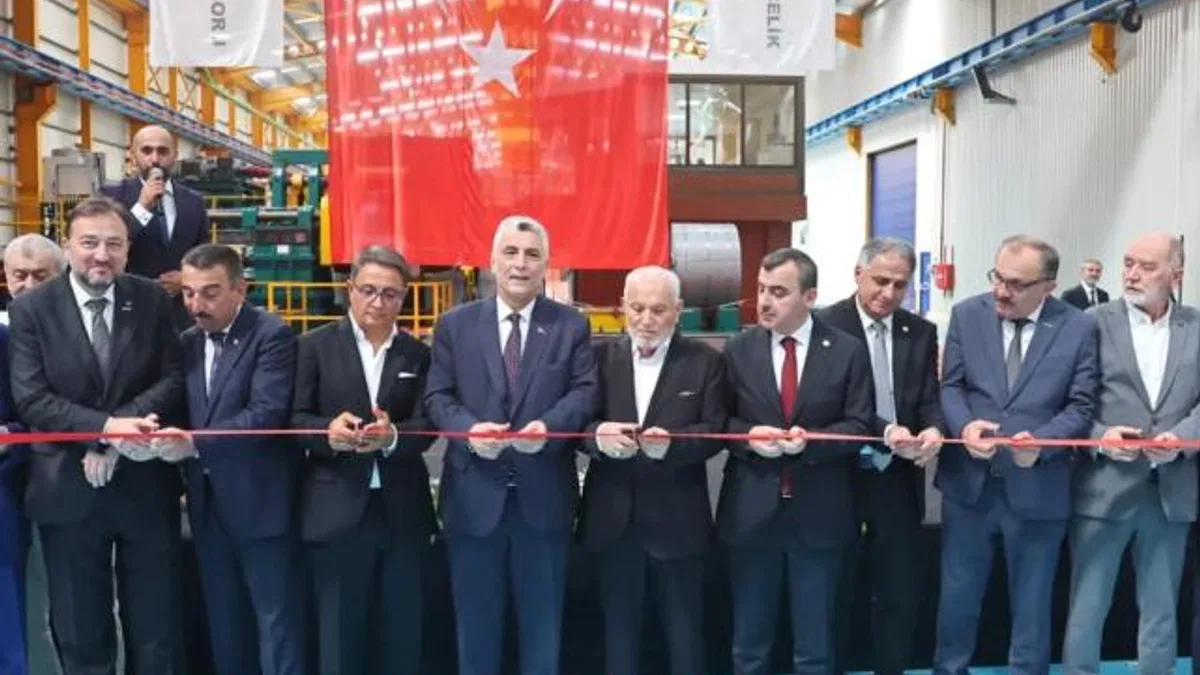 Zonguldak'ta boru asitleme fabrikası açıldı