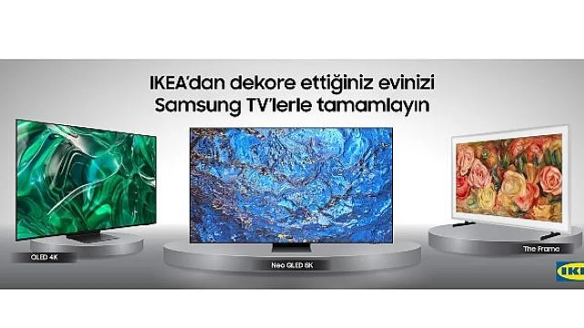 Samsung TV ve IKEA iş birliğiyle 5.000 TL'ye varan Para Yüklü Kart kampanyası