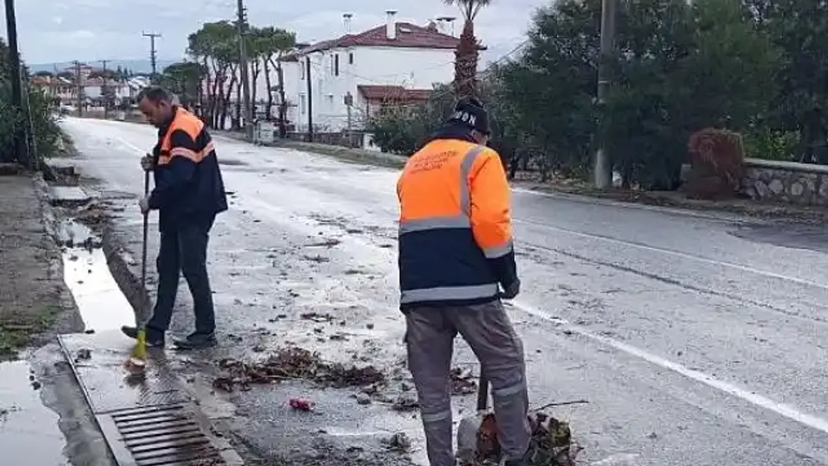 Yağmurun ardından dip bucak temizlik…