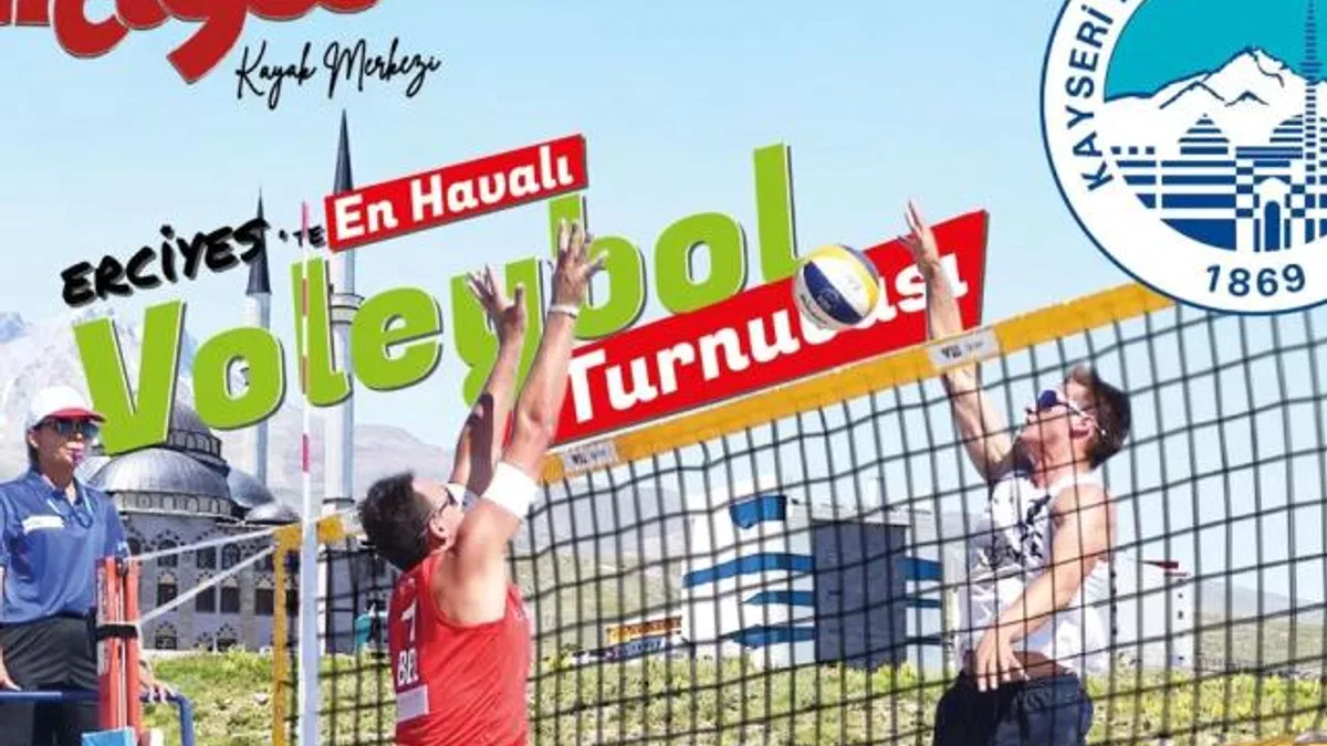 Erciyes’te en havalı voleybol turnuvası