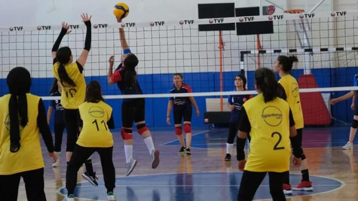 Konya'da 'kış spor'larında kayıt heyecanı