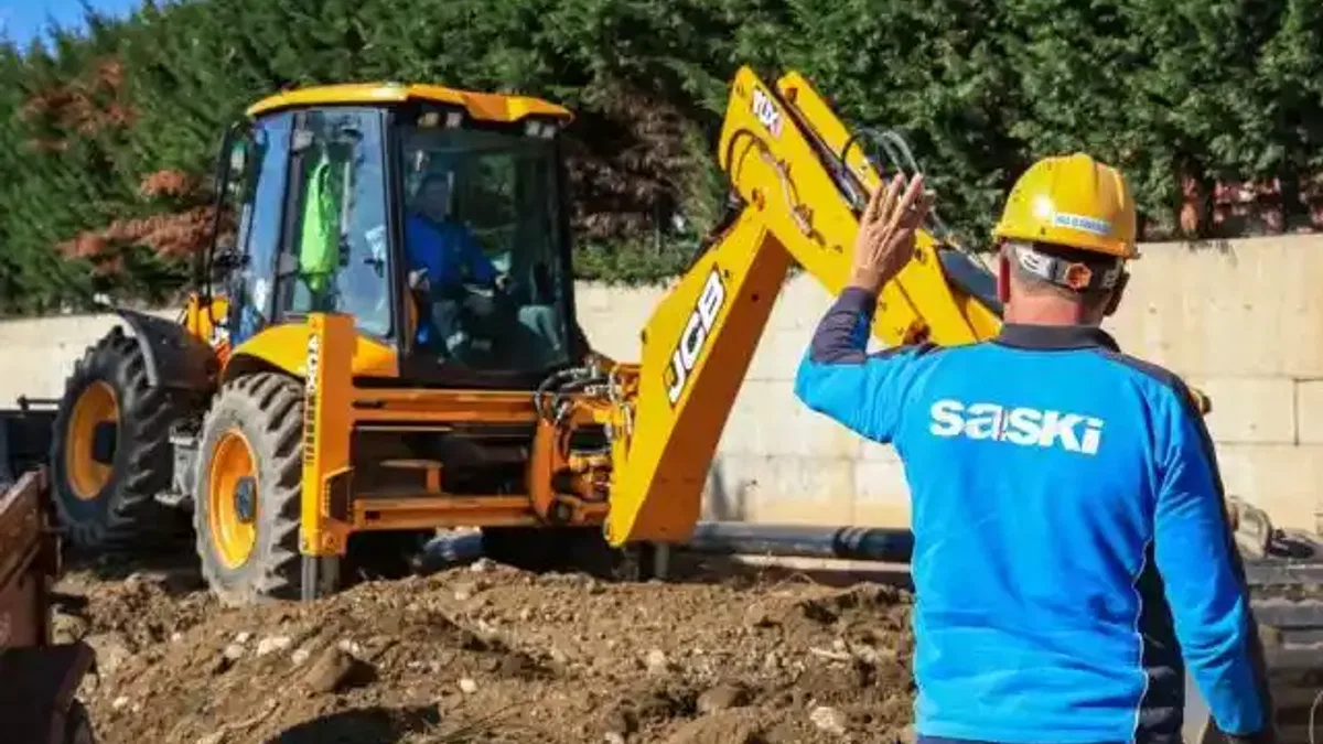 Sakarya Geyve'de su kesintilerini önleyecek alternatif hat devrede