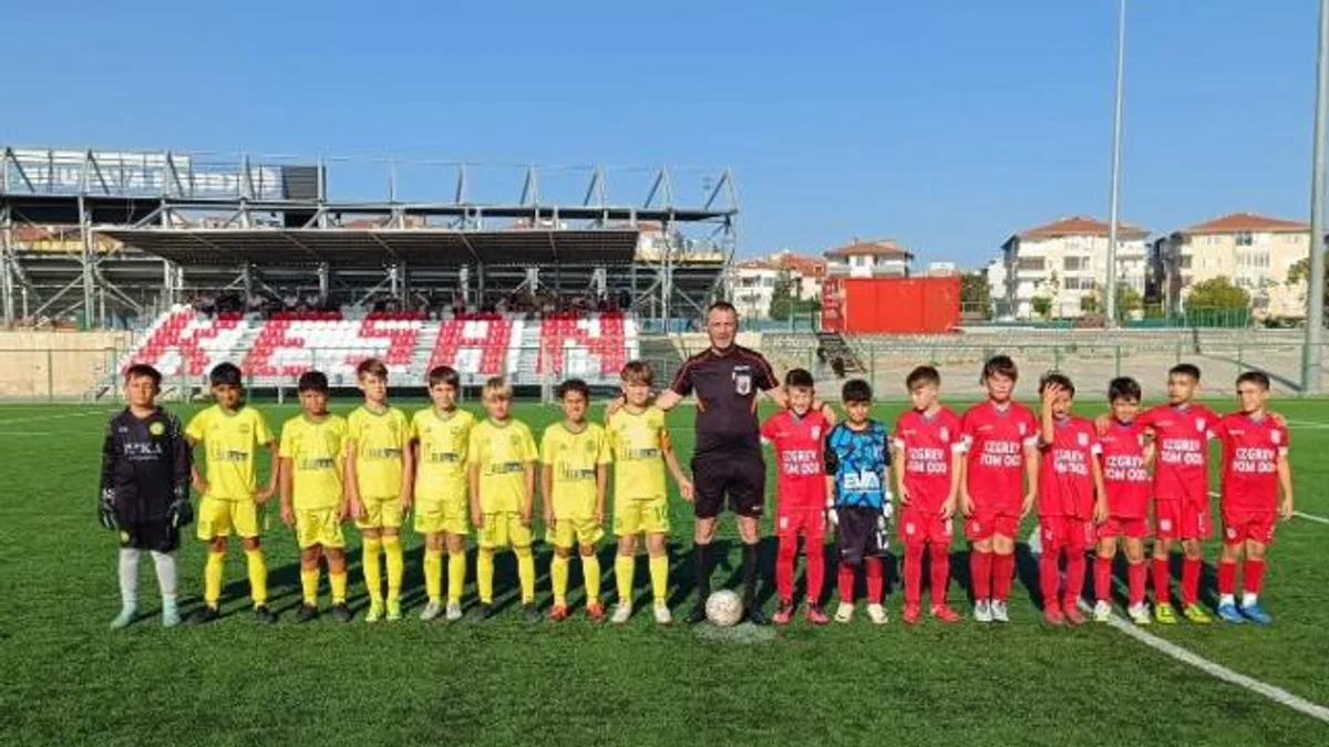Edirne'de U 11 Lig maçları sürüyor