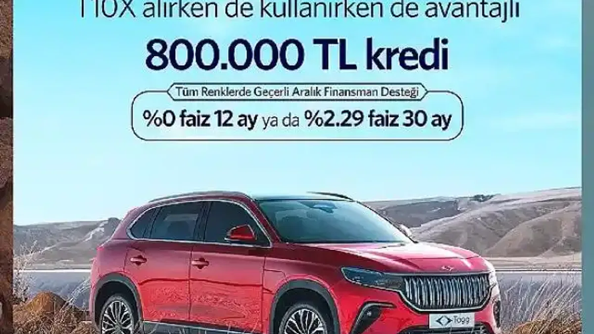 T10X'te yılın son kampanyası: 800 bin TL'ye sıfır faiz