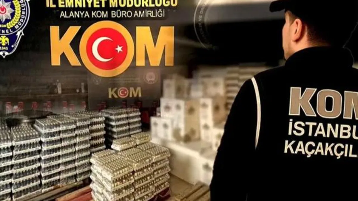 81 ilde kaçak ve sahte alkol operasyonu: 179 şüpheliye adli işlem