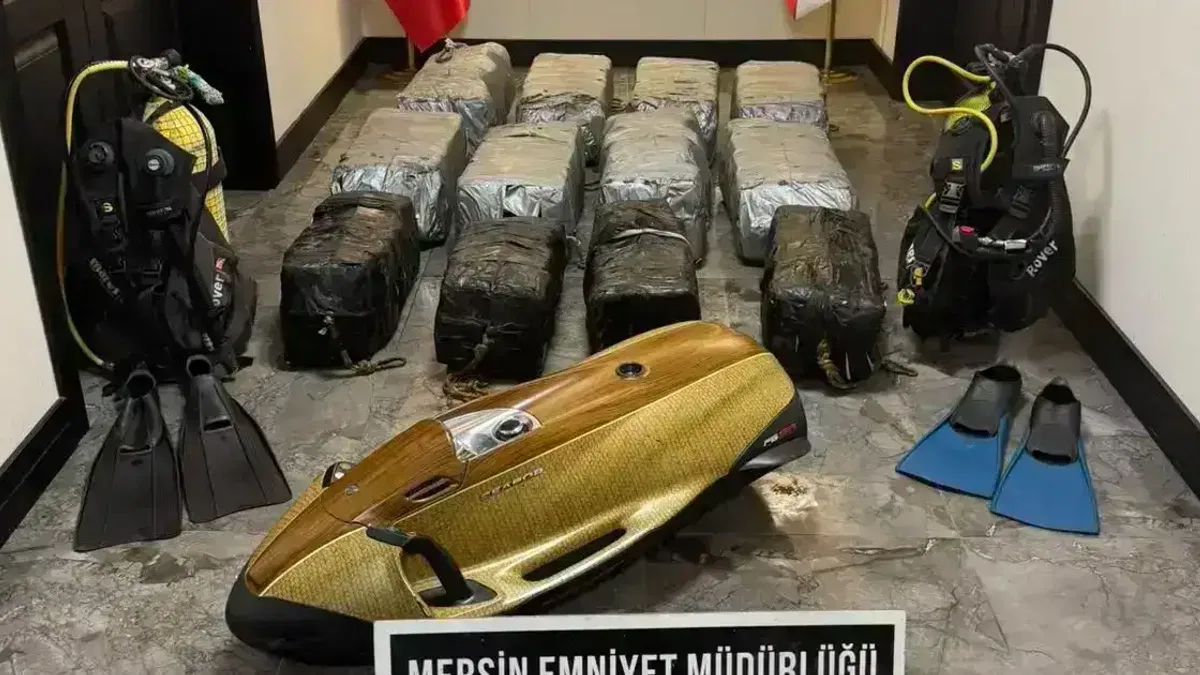 Mersin Limanı’nda gemiden 350 kilo kokain çıktı